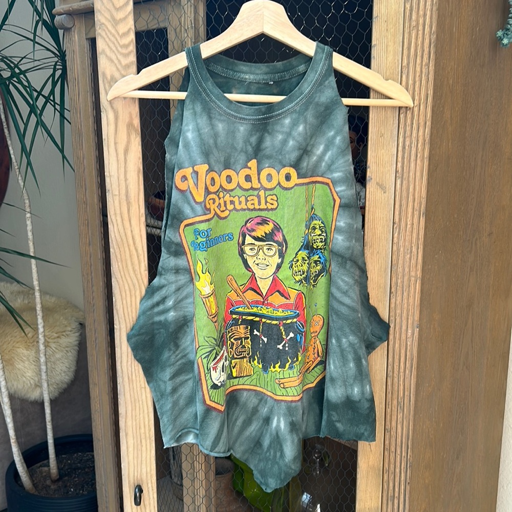Steven Rhodes Tie Dye Altered Voodoo Tank Top